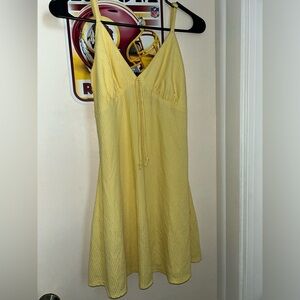 Yellow Forever 21 Spring Dress